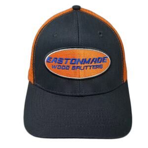 Authentic T-Shirt Company Eastonmade Wood Splitters Trucker Hat Black Orange OS